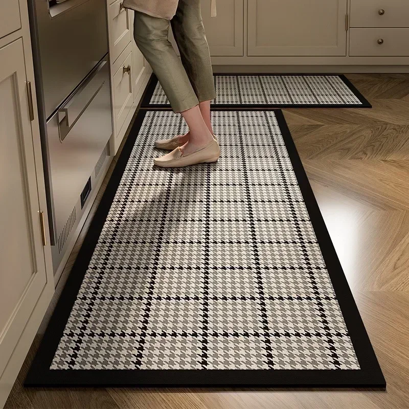 Kitchen Floor Mat Absorbent Non-slip Carpet Diatom Mud Long Foot Mats Minimalist Style Home Decoration Rug for Bathroom 주방 카펫 3