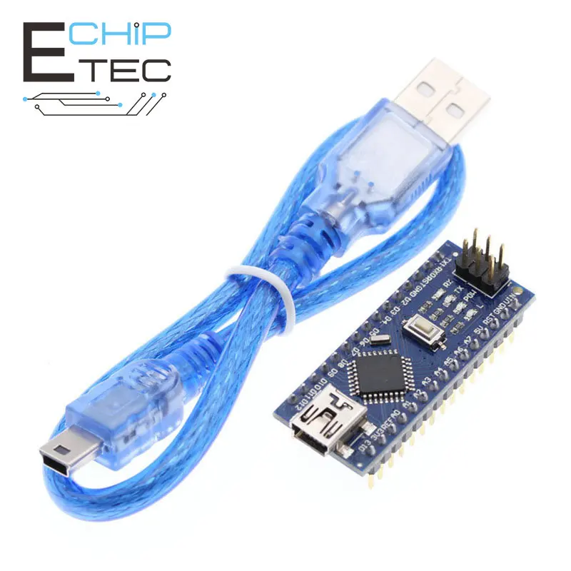 

Nano V3.0 ATmega328P Controller Board Compatible for Arduino Nano CH340 USB Driver with Cable NANO 3.0 ATmega328