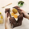 Cartoon Bento Bag 3D Three-dimensional Pattern Lunch Box Bag Large Capacity Lunch Bag with Lunch Foil Insulation 2