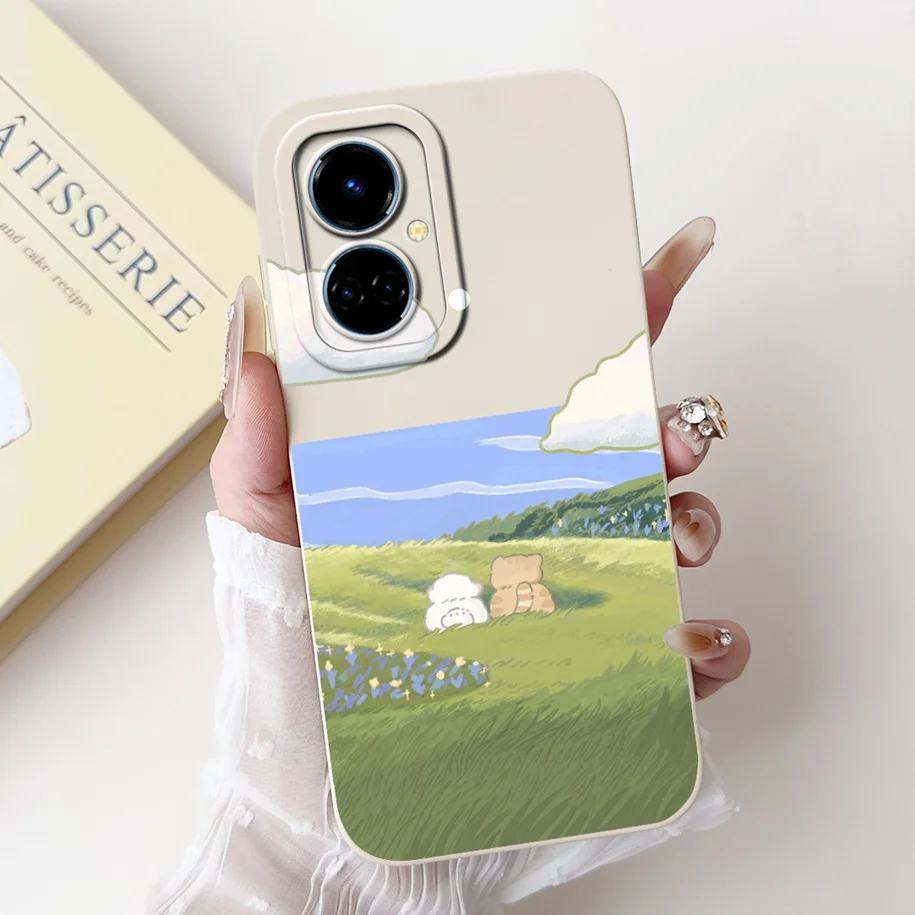 Cute Cartoon Camera Protection Matte Soft Phone Case Cover