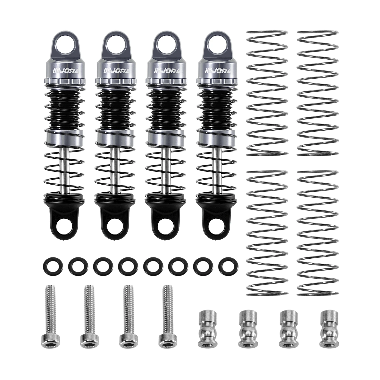 INJORA Aluminium 26 mm Ölstoßdämpfer für 1/30 Axial SCX30 – Detail 10