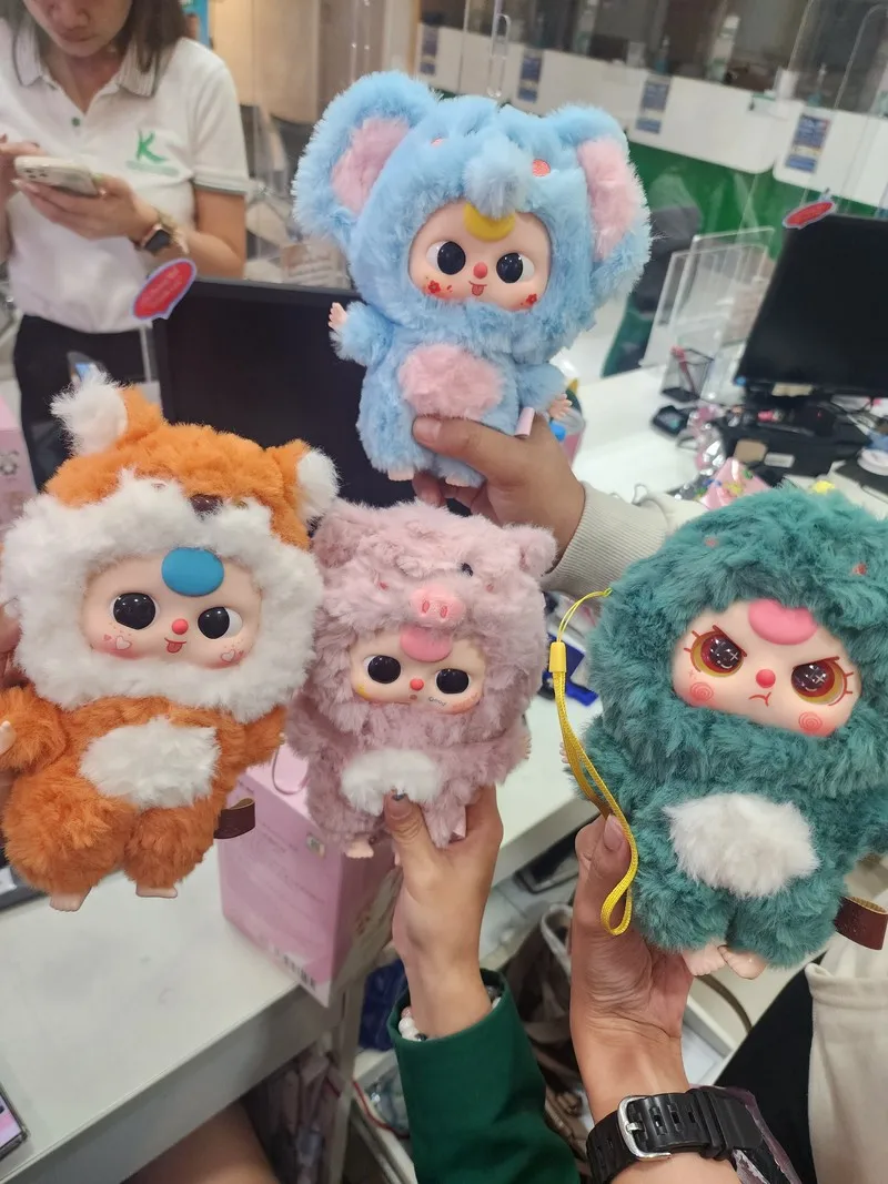 828 Baby Three V3 Plush Blind Box Cute Vinyl Face Plush