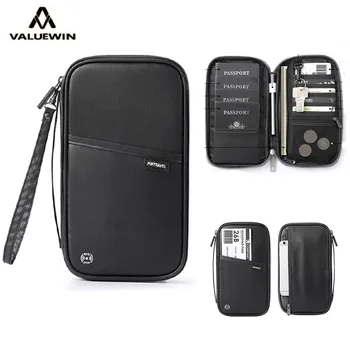 Portafoglio da Viaggio, Porta Passaporto e Carte di Credito, Borsa Organizer per Documenti, Porta Biglietti, Porta Contanti, Pochette Portadocumenti