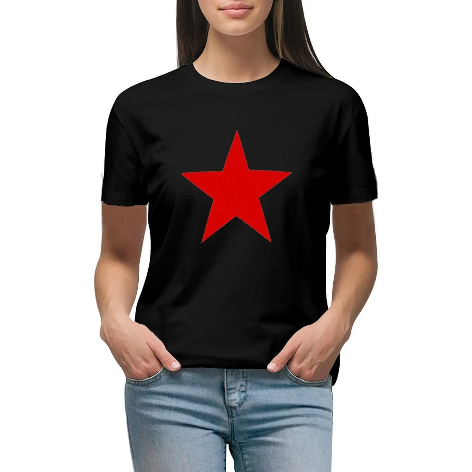 

Stipe T-Shirt cute clothes tees female Women's summer blouses 2024