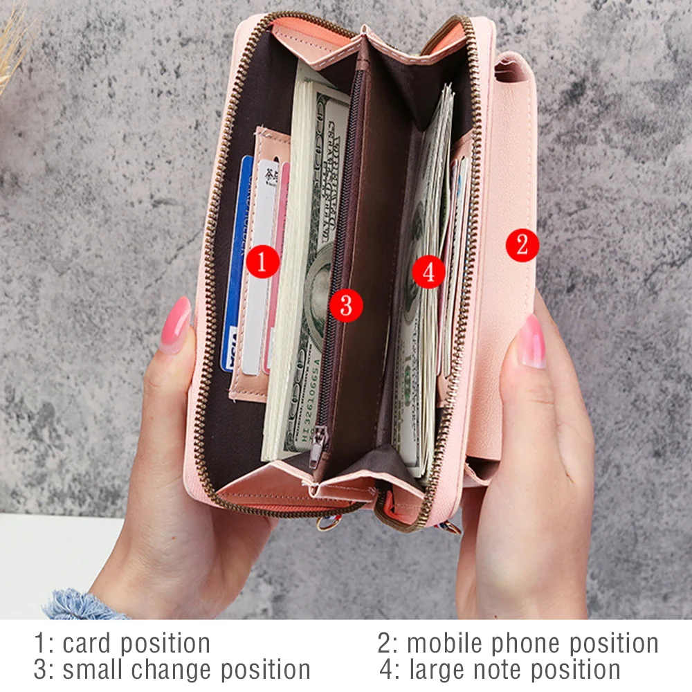 Crossbody Messenger Bag Women Shoulder Mobile Phone Bag Wallet Mini Card Holder Female Purse Handbag Pockets Girls