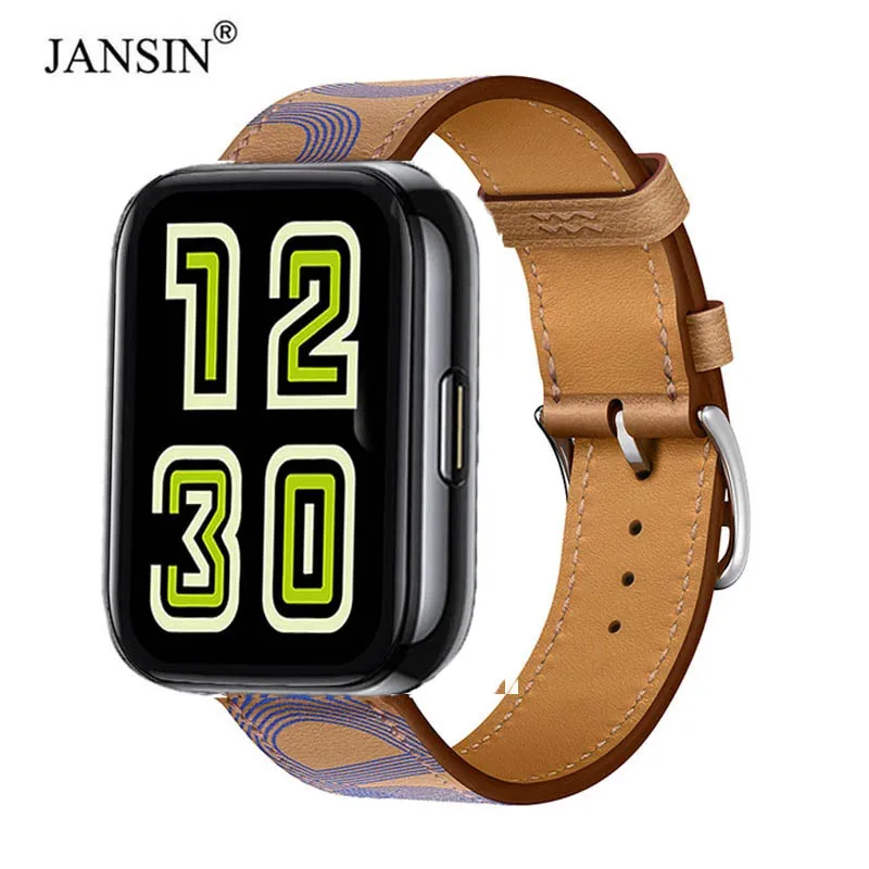 Premium Leather Strap for Smartwatch - Elegant Replacement Wristband Bracelet