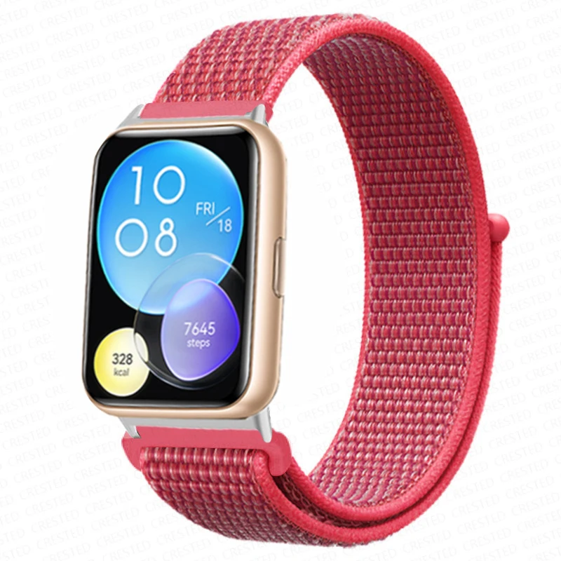 Enhanced Nylon Loop Band Smartwatch Replacement Wristband Bracelet - Durable and Stylish Nylon Strap