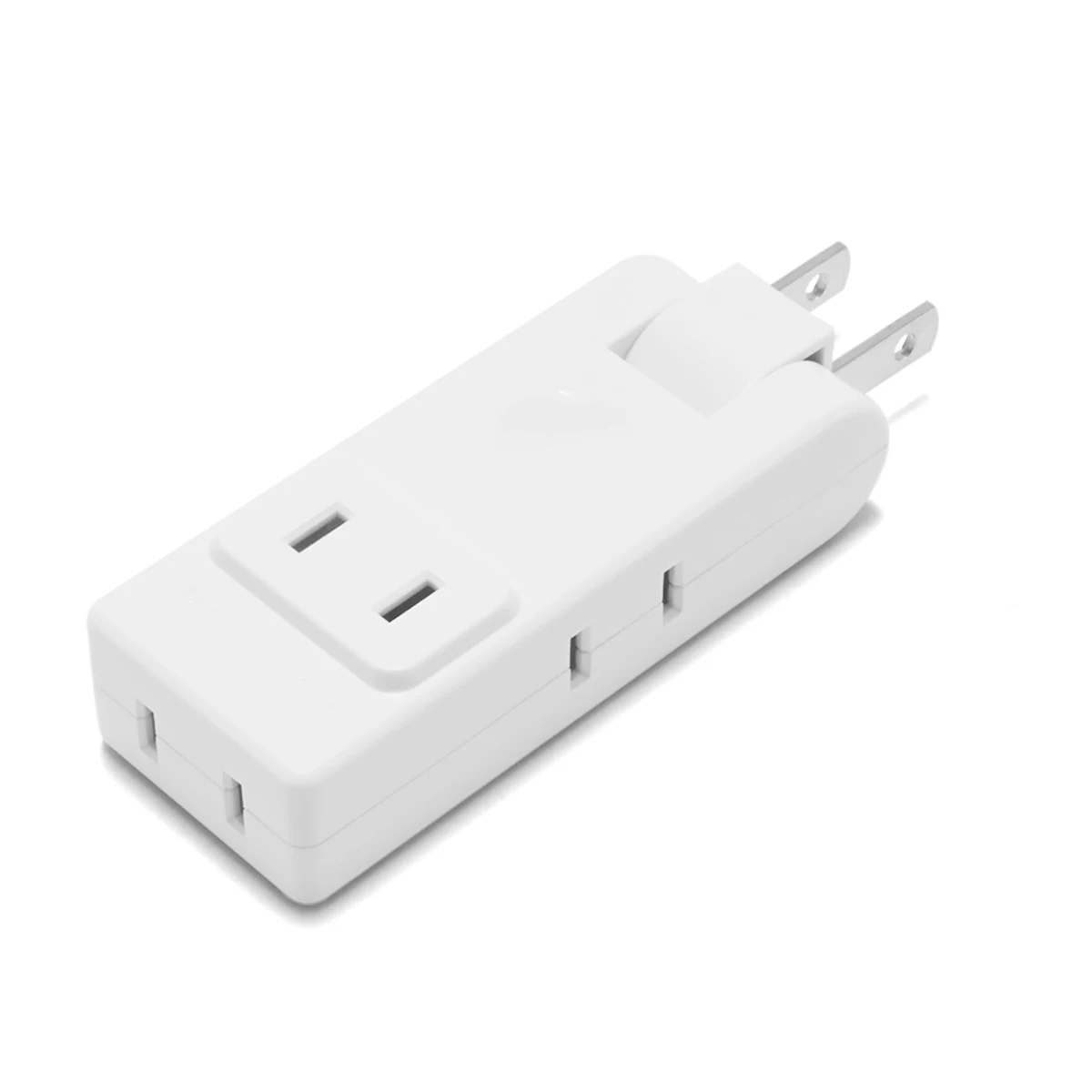 4in1WallOutletExtensionUSElectricalSocket180DegreePlug