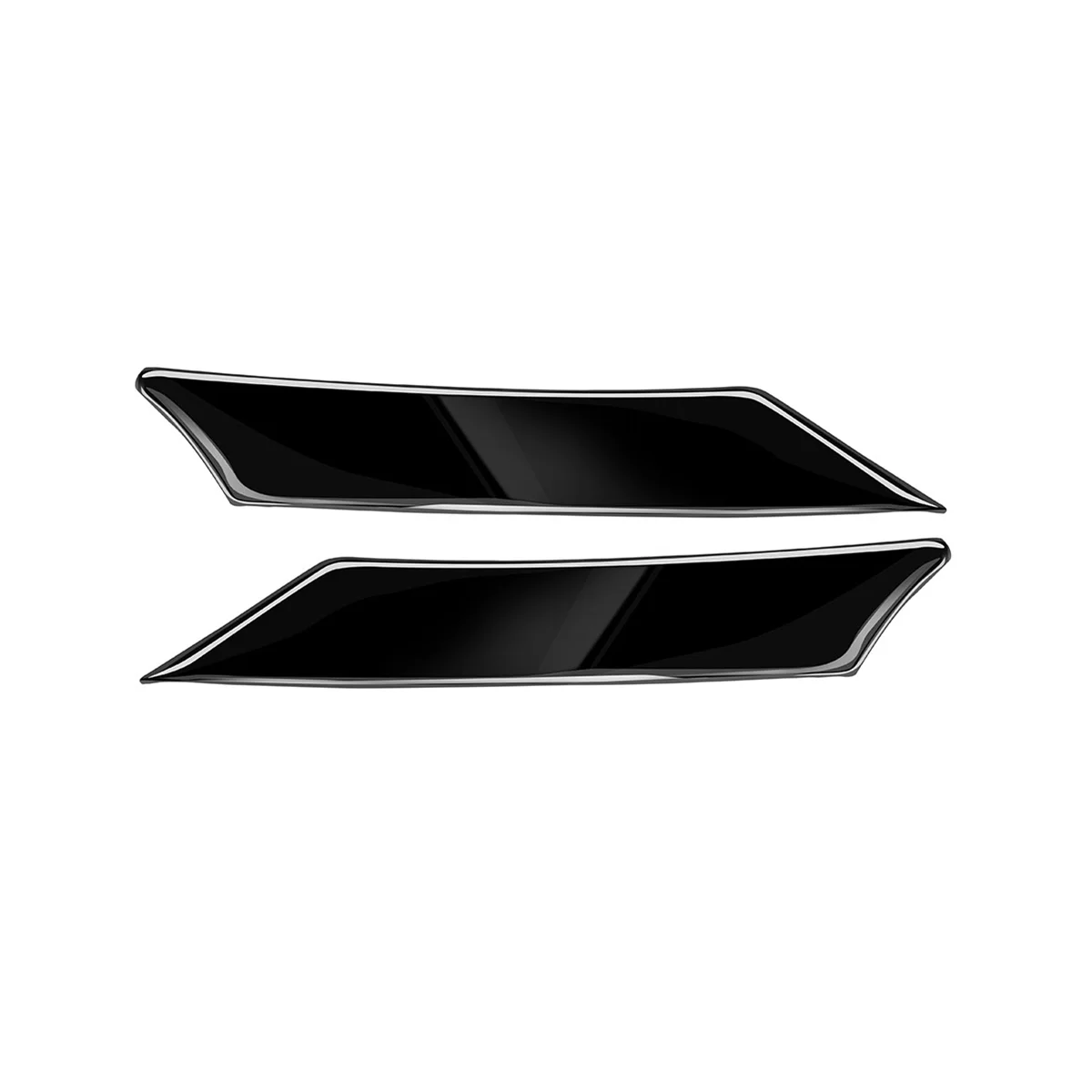 

Bright Black Exterior a Pillar Front Side Window Panel Cover Trim Garnish for SIENTA 10 Series 2022 2023