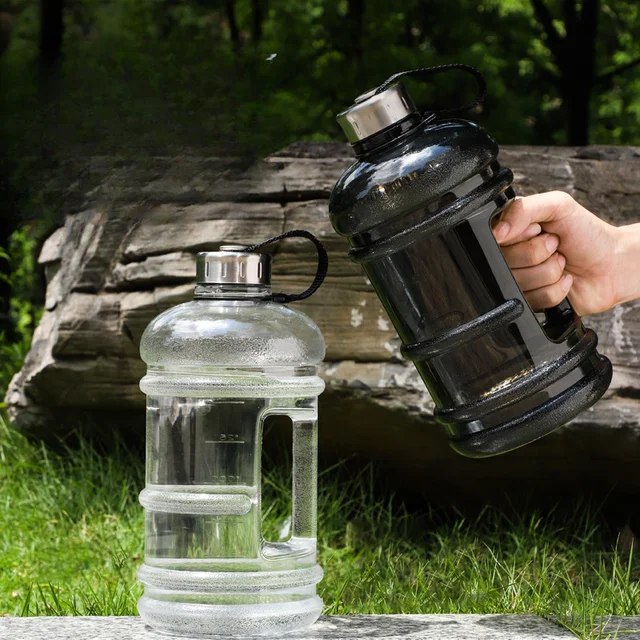 74.5oz Large Capacity Sports Water Jug Portable Half Gallon Flask Leakproof Fitness Bottle for Gym Camping Durable Drink Bottles 5