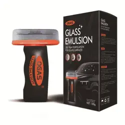 Premium Car Windshield and Window Glass Cleaner with Sponge Brush Attachment (A)