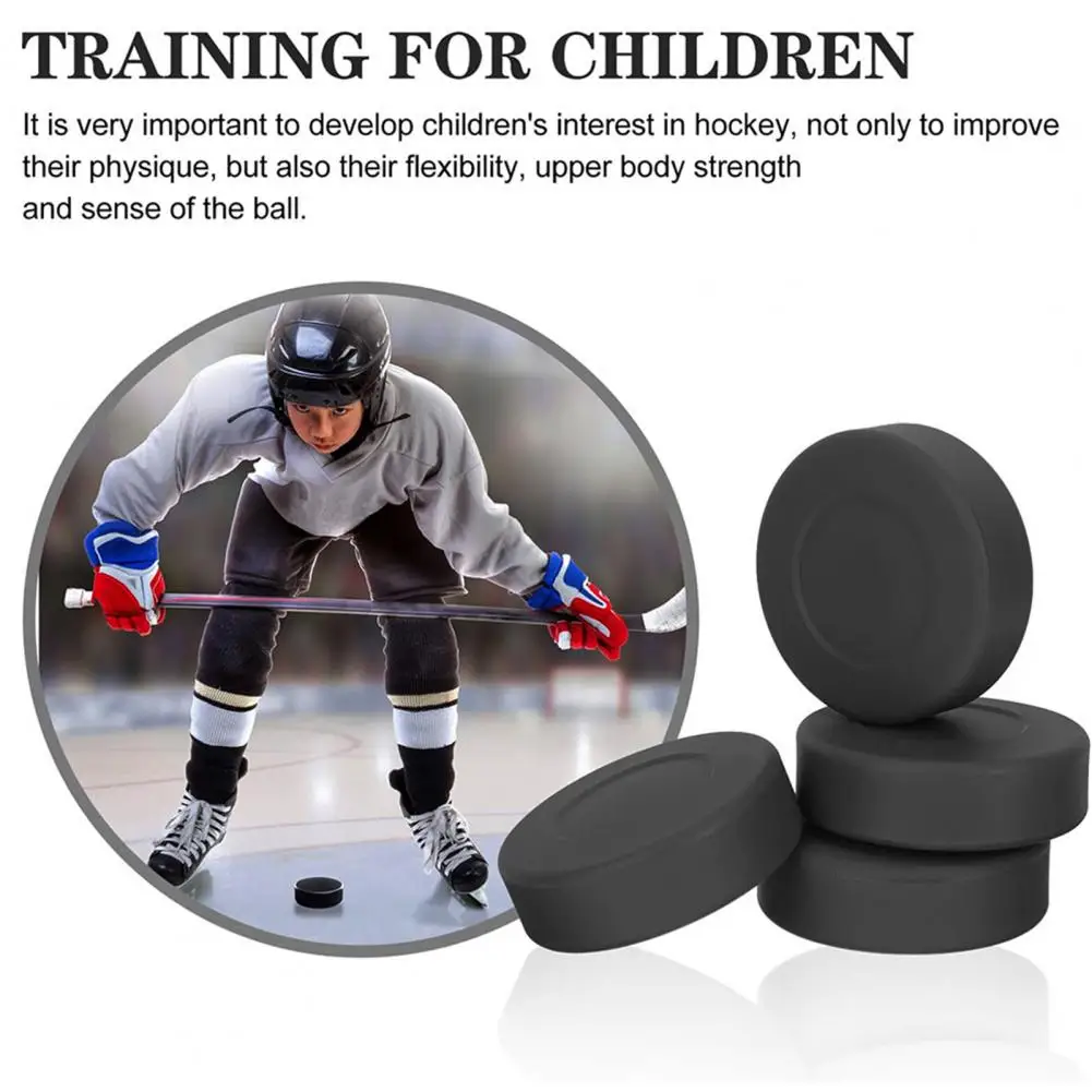 Smooth Glide Puck Noise-reducing Hockey Puck Professional Ice Hockey Set for Indoor Training Classic for Kids