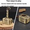 Wiitin Thors Battle Hammer Fidget Hand Spinner Metal The Mighty Mjolnir Fingertip Keychain Toy Stress Relief Toys For Kids Gifts 4