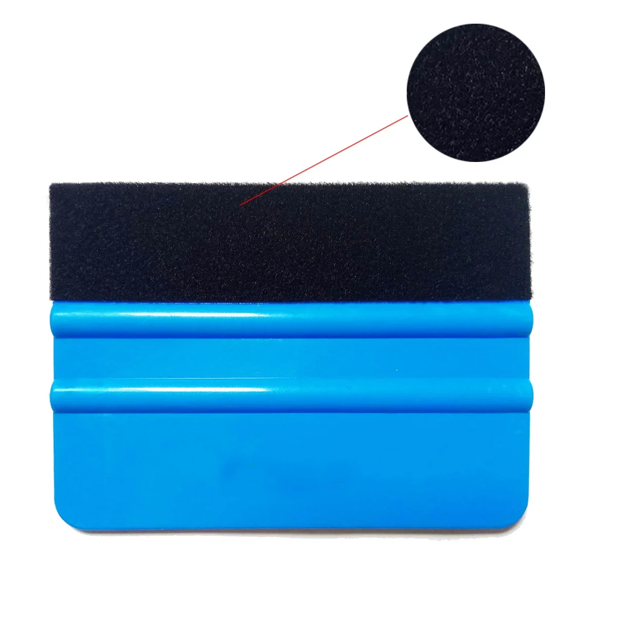 3pcs Blue Squeegee Durable PP Felt Wrapping Scraper For Car Window Film Bubble Glass Cleaning Accessories  3A02