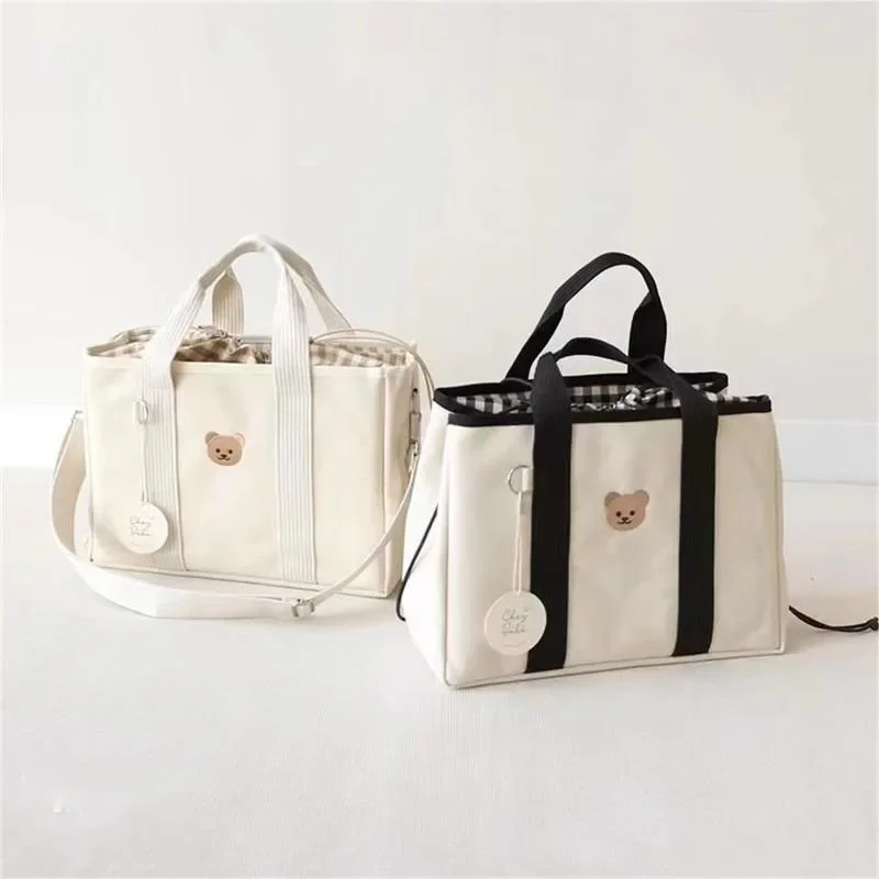 Stor mommy bag skötväska i canvas för mammor_voghion.com