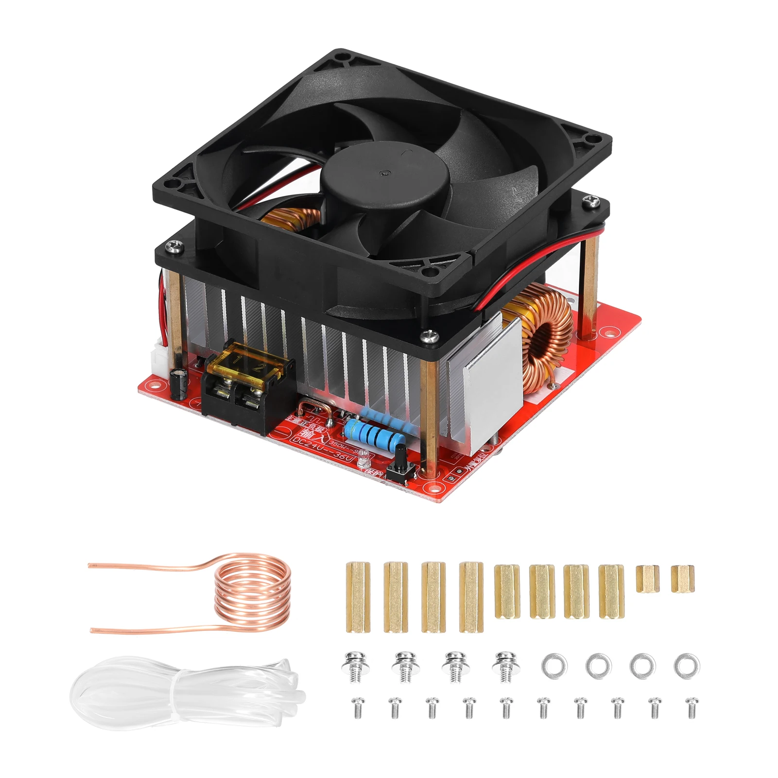 1000W ZVS Induction Heating Board Induction Heater Coil Copper Tube Flyback Driver Heater For DIY Annealing Quenching Ignition