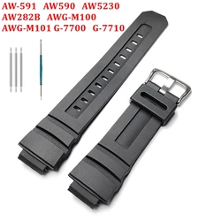 Enhanced Watch Resistant Resin Strap Bracelet with Tool (Black)