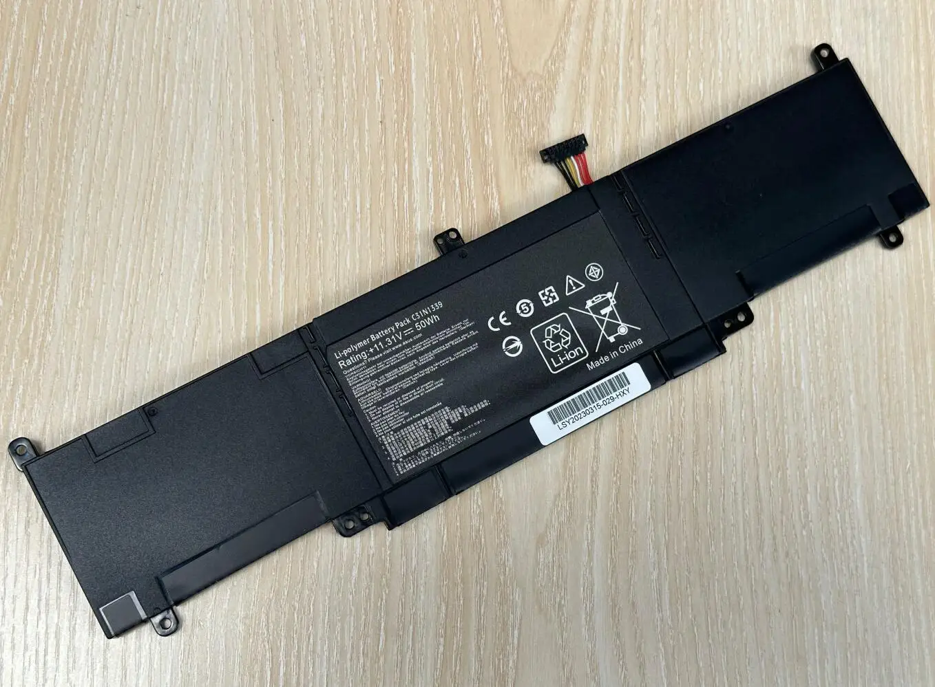 Bateria para Asus Zenbook C31n1339 Ux303u Ux303ua Ux303ub Ux303l Ux303ln Tp300l Tp300la Tp300ld Tp300lj Notebook - Imagem 3