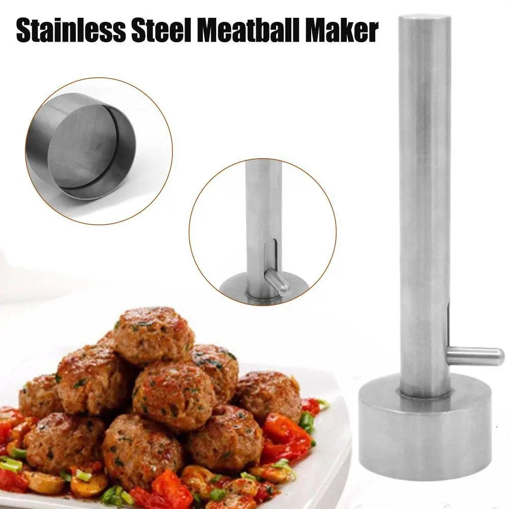 Stainless-Steel Meatball Maker Scoop Non-Sticky Save Kitchen Labor Gadgets Tool Maker Accessories Pressing Machine Meatball Y8O1