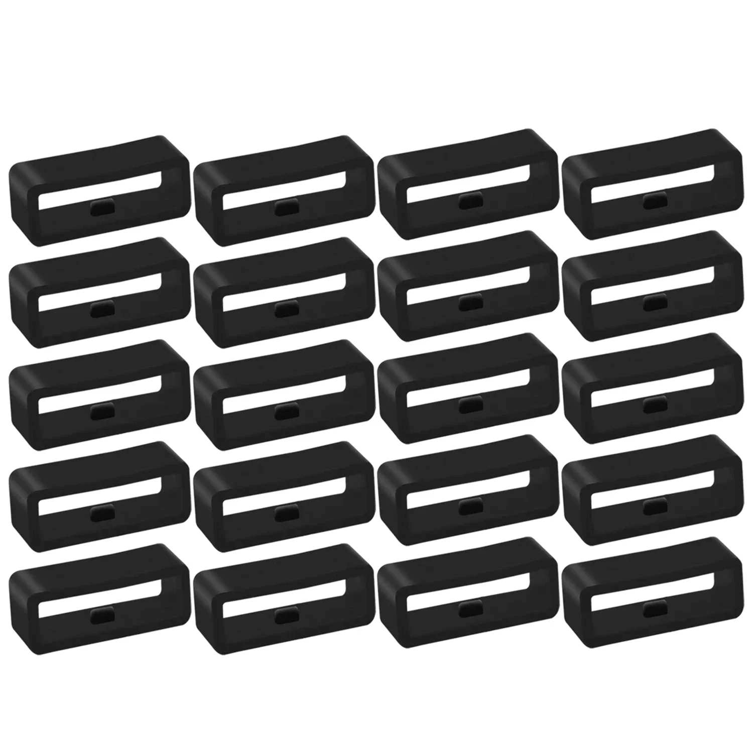 12 Boucles De Rechange En Silicone 20 Mm Pour Bracelets Garmin - Anneaux De Fixation élastiques