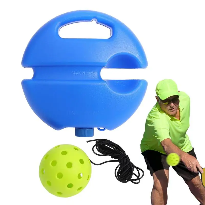 PickleballBalls Trainer Exerciser PickleballBall Trainer 40 Holes PickleballTraining Rebound Practice Tool Self Study