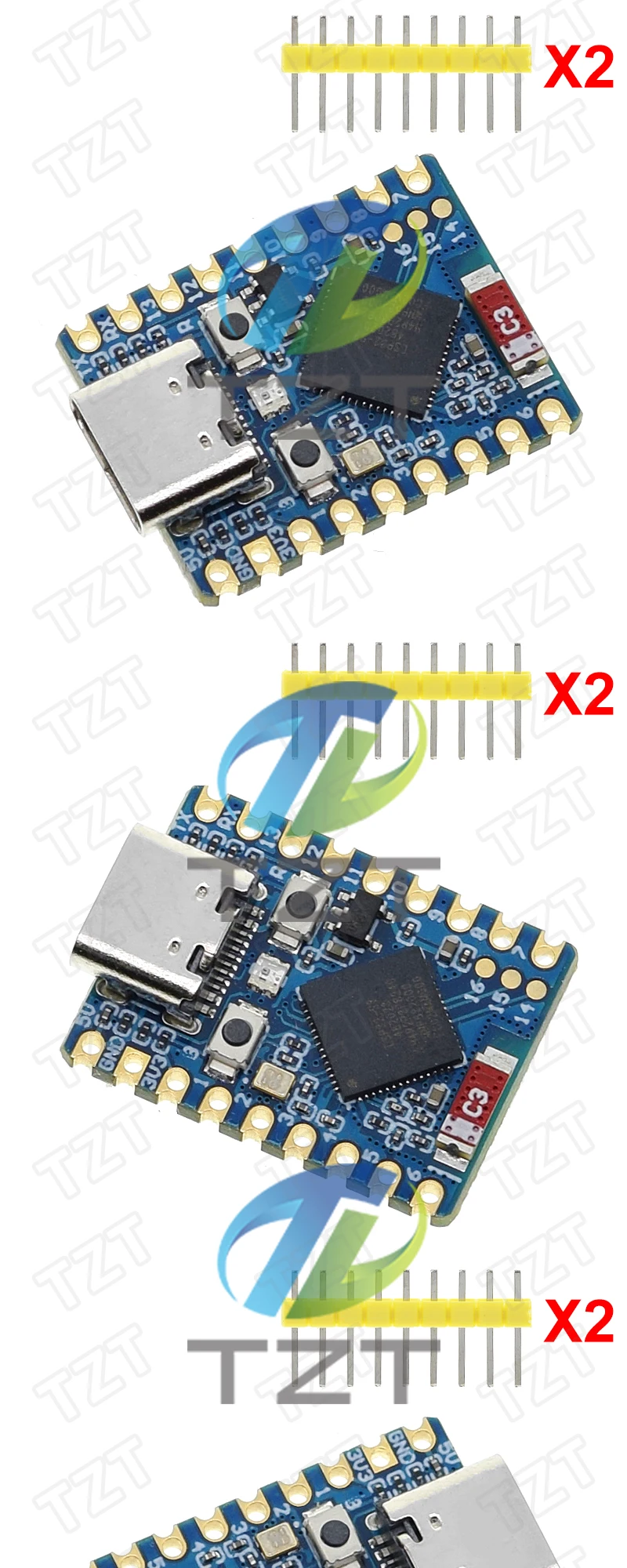 TZT 1/3PCS ESP32-S3-Zero Mini-Entwicklungsboard WiFi Bluetooth Ultrakleine Größe ESP32 C3 S3 ESP 32 – Detail 6