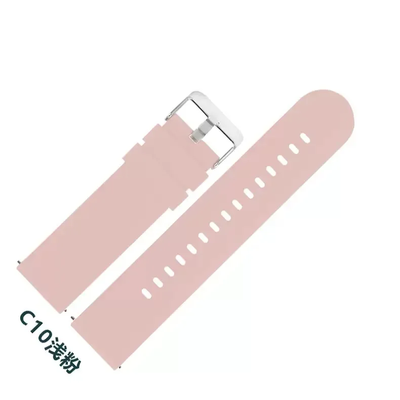 Universal Quick Release Silicone Watch Strap – Soft Rubber Wristband in Multiple Sizes
