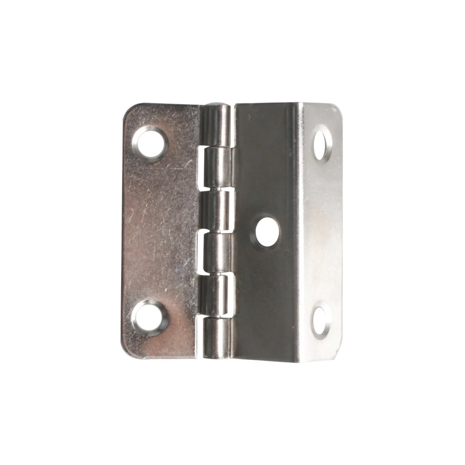 Triple fold 5-hole 41mm furniture hardware accessories silver plated nickel clip 12mm plate bending single bending
