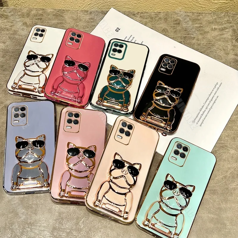 Sonnenbrille Bulldog Plating Halterung Fall für Xiaomi Redmi Hinweis 11 8 9 Pro Max 10 12 10s 11s 9A 9T 9C Nfc 4G 5G Abdeckung_voghion.com