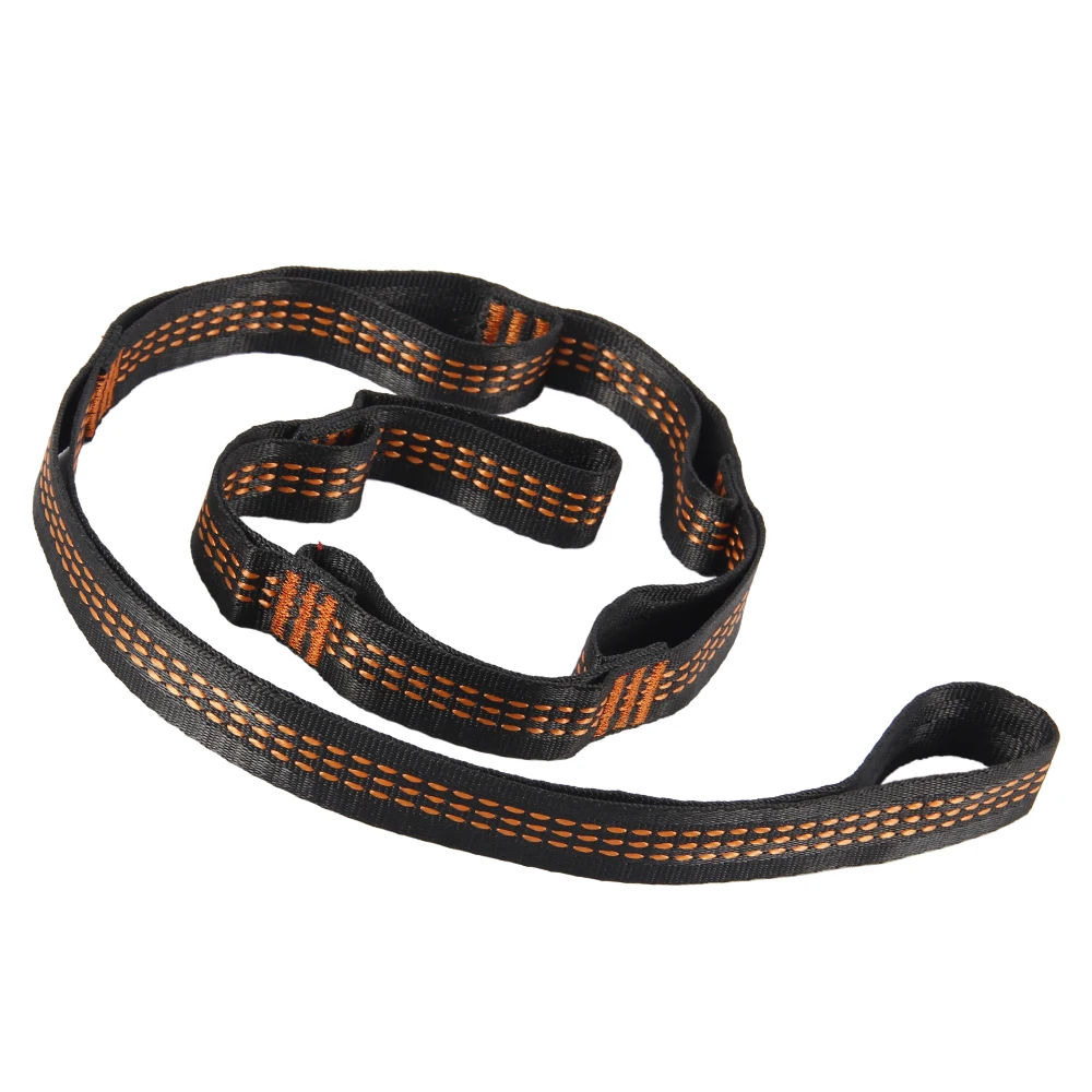 2/4Pcs Hammock Straps Special Reinforced Polyester Straps For Outdoor Camping Black Hammock Straps High Load-bearing Rope Strap 4