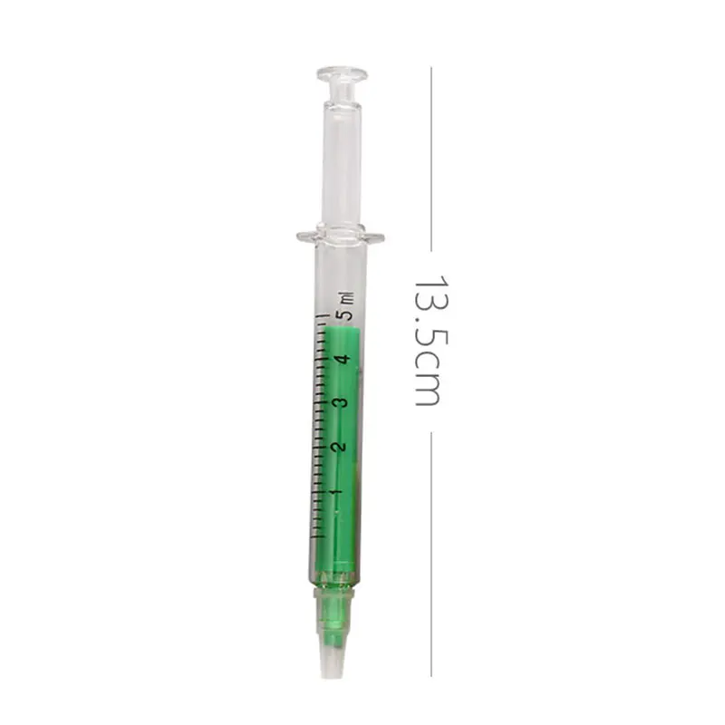 30Pcs Nurse Needle Syringe Shaped Highlighter Marker Marker Pen Stationery School Supplies images - 6