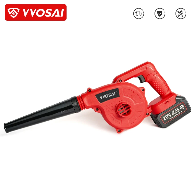 VVOSAI 20V Garden Cordless Blower Vacuum Clean Air Blower for Dust