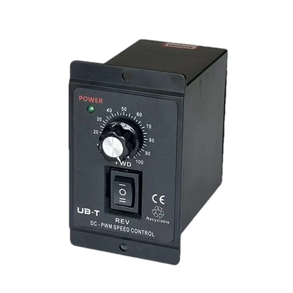 Uadme DC 12-60V 20A PWM Motor Speed Controller – Forward/Reverse Switch For Brush Motors, Adjustable Governor