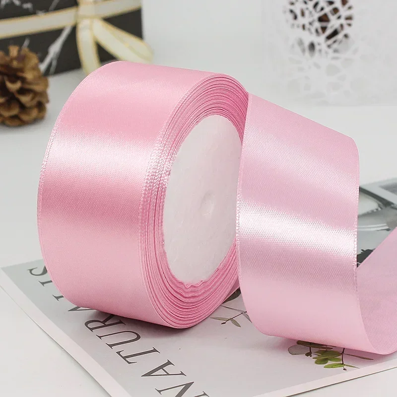 Rotolo Di Nastro Di Raso Double Face 5,1 Cm X 22,8 M – Colore Tinta Unita, Per Confezioni Regalo, Artigianato, Decorazioni Nozze E Fai-da-Te