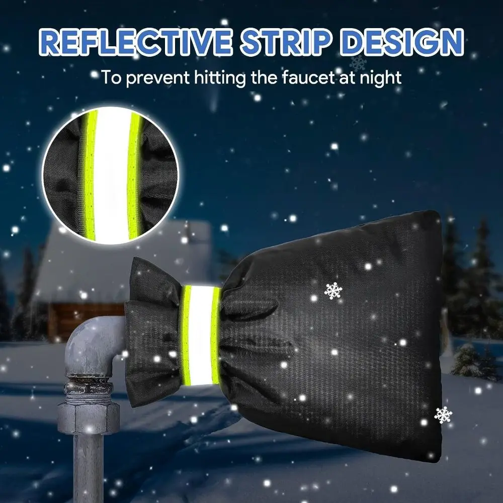 Oxford Cloth Winter Faucet Cover Waterproof Antifreeze Faucet Freeze Protection Frost Insulated Accessory Tap Protector