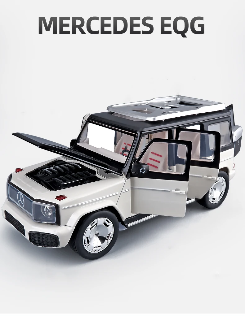 Mercedes Benz EQG G-class 1:24 Ölçekli Model Araba 