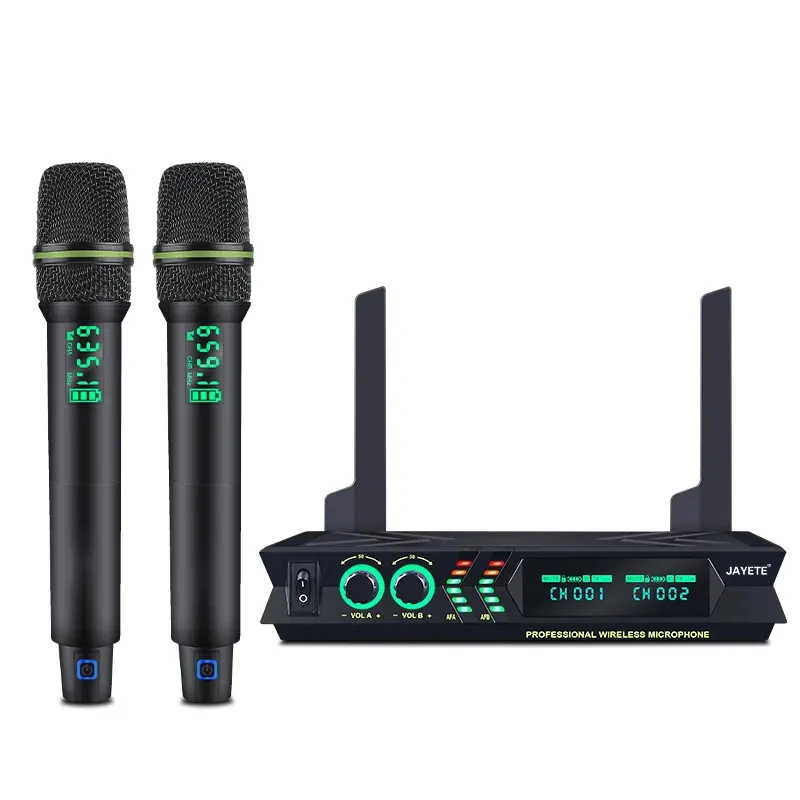 

Профессиональная музыкальная микрофонная система Mini UHF, выбираемый канал, беспроводной ручной микрофон для караоке, представлений, огромные этапы