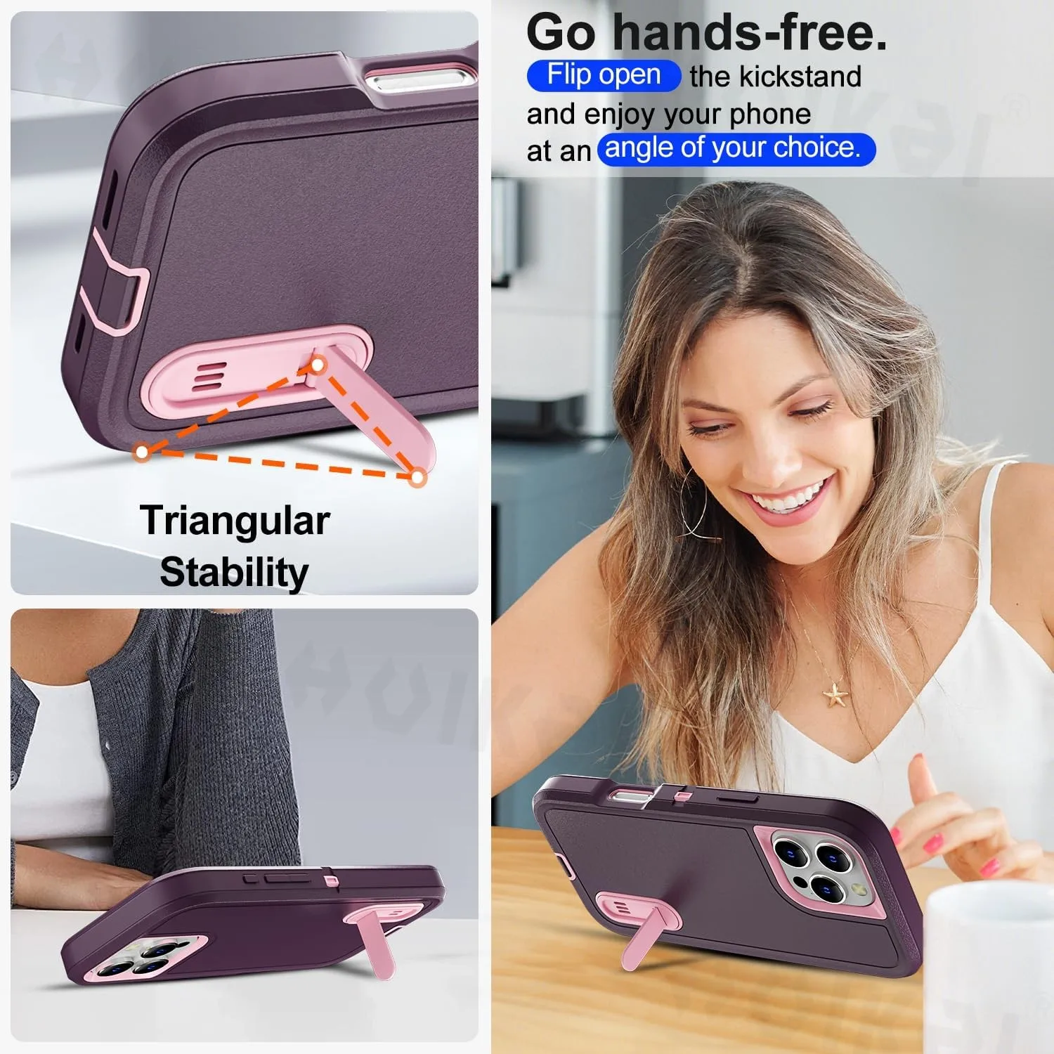 Heavy Duty Shock Absorption Full Body Protective Silicone Rubber Case