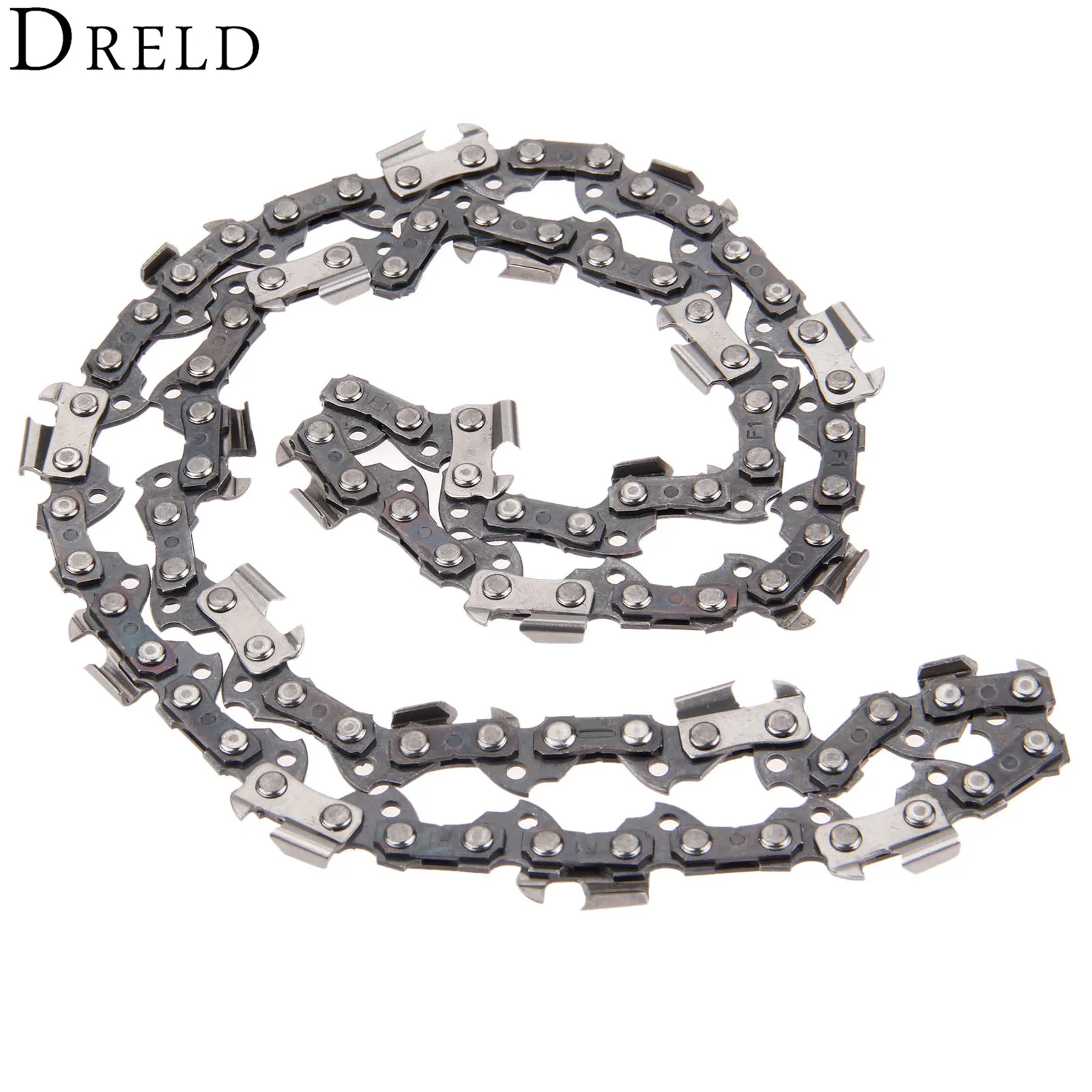 Chainsaw Chain DRELD 12" Metal Chainsaw 3/8"LP .050 44DL Chain Saw Blade Sharp Blade Wood Cutting Easy Maintenance Garden Tools Parts