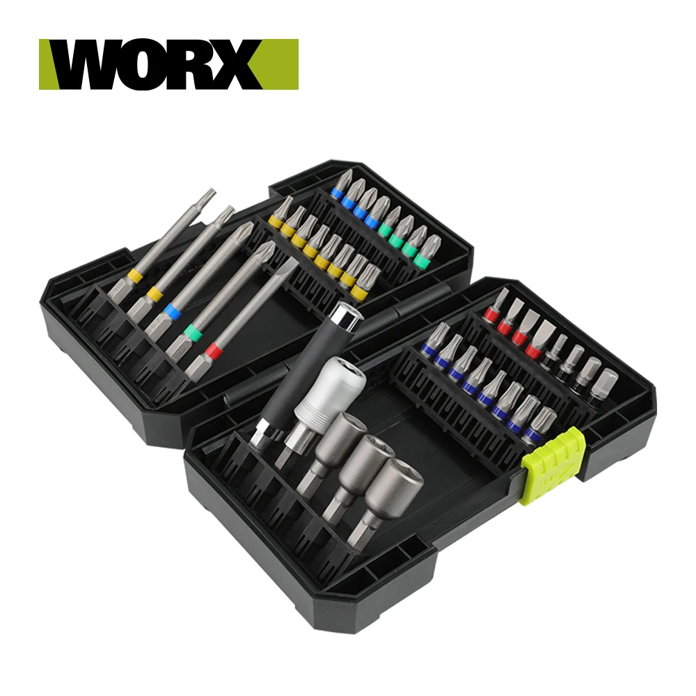 Worx Juego de brocas para taladro eléctrico, destornilladores hexagonales  WA1149, 42 brocas de piezas|Accesorios para herramientas eléctricas| -  AliExpress