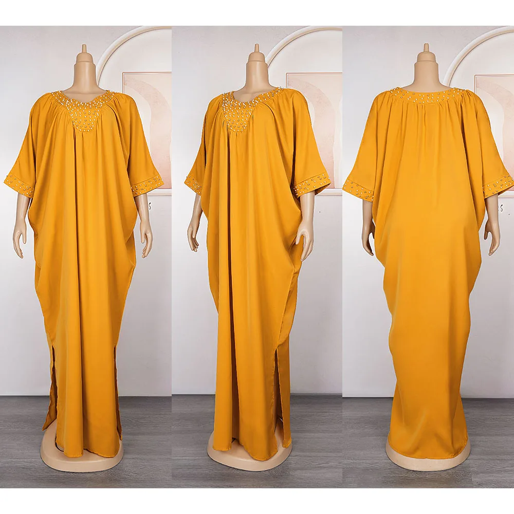 Boubou Wedding Dresses For Women Dubai African Kaftan Abayas Batwing Sleeve Loose Party Evening 2023 Autumn Long Gowns Clothing