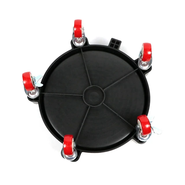 Grit Guard 5 Caster Bucket Dolly Black, Bucket Dolly