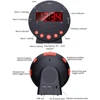 TS-BC600 Loud Vibrating Alarm Clock With Bed Shaker Flash Light Brightness Adjustable Black Dual Alarm Setting USB LED Display 2