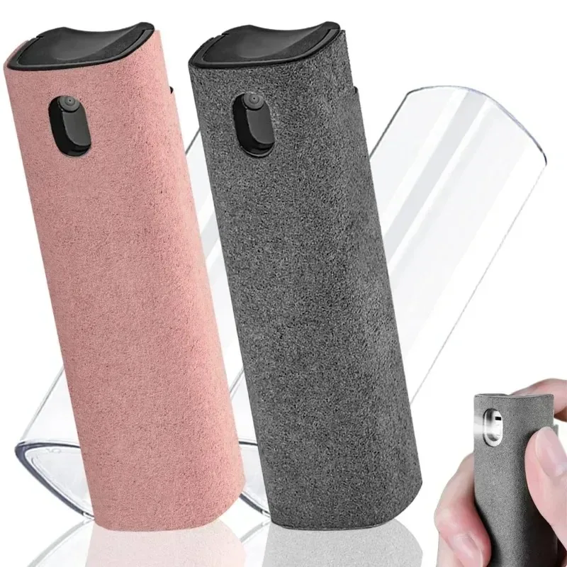 2 In 1 Phone Screen Cleaner Spray Portable Tablet Phone Touch Screen Cleaner Microfiber Cloth Set Glass Mini Cleaning Artifact 5