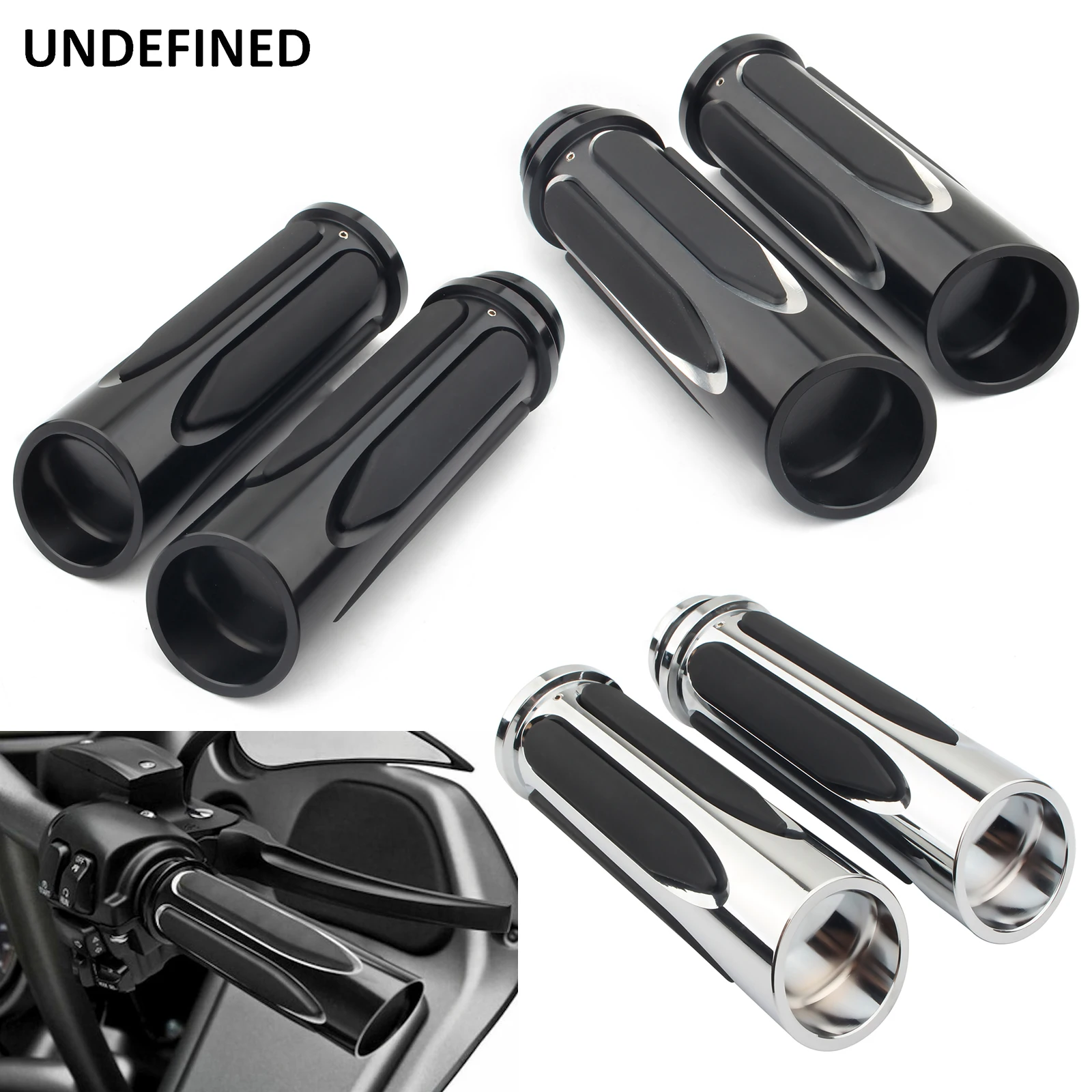 

1'' 25mm Motorcycle Hand Grips Electronic Throttle Handle Grip For Harley Touring Street Glide Softail Fat Boy Dyna Low Rider S