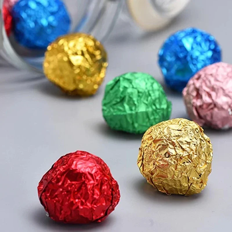 Chocolate Paper Wrappers 300 Pcs 4 Inch Chocolate Candy Wrappers Square ...