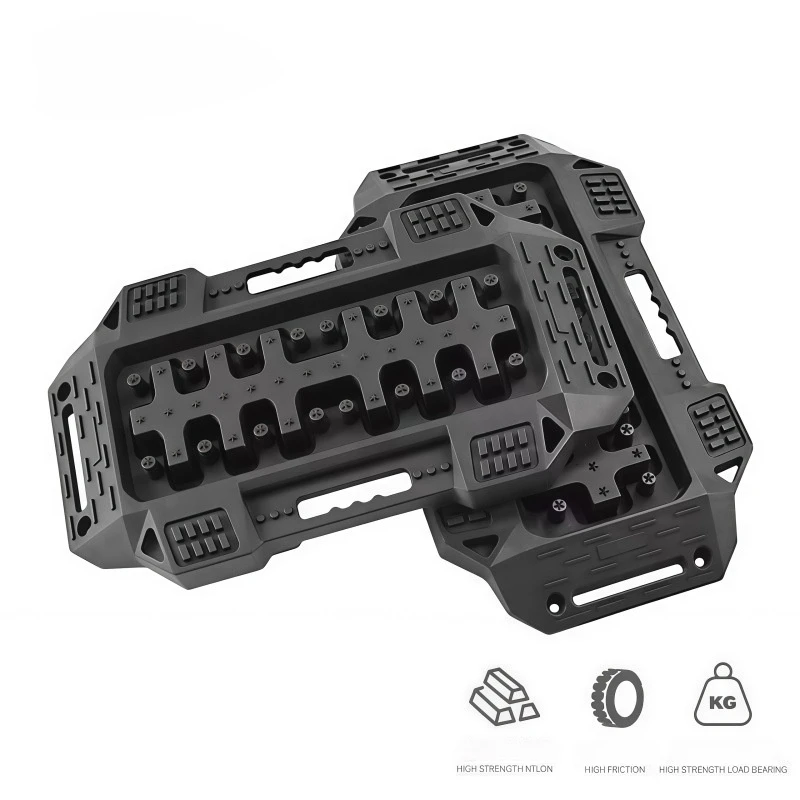 58 cm Off-Road-Traktionsbretter, Erholungsschiene, Traktionsmatte für Schlamm, Sand, Schnee, Rampen, Reifen-Traktionswerkzeug mit magnetischer Anziehung – Detail 6