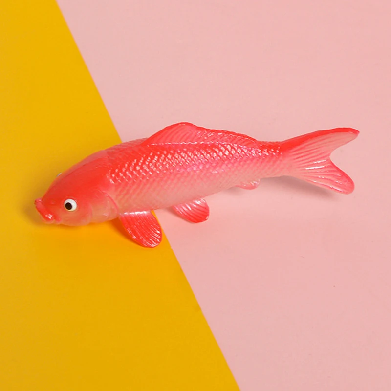 Doll House Miniature Fish Model Toy Mini Simulation Koi Carp Goldfish Fish Tank Decor Doll Accessories Kids Play House Toy 4