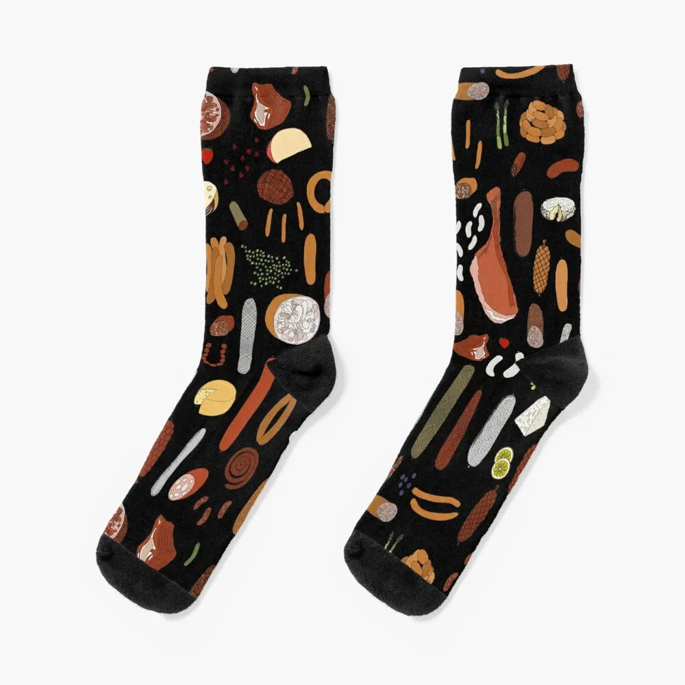 

Charcuterie Platter Socks luxury heated funny gifts moving stockings Socks Man Women's