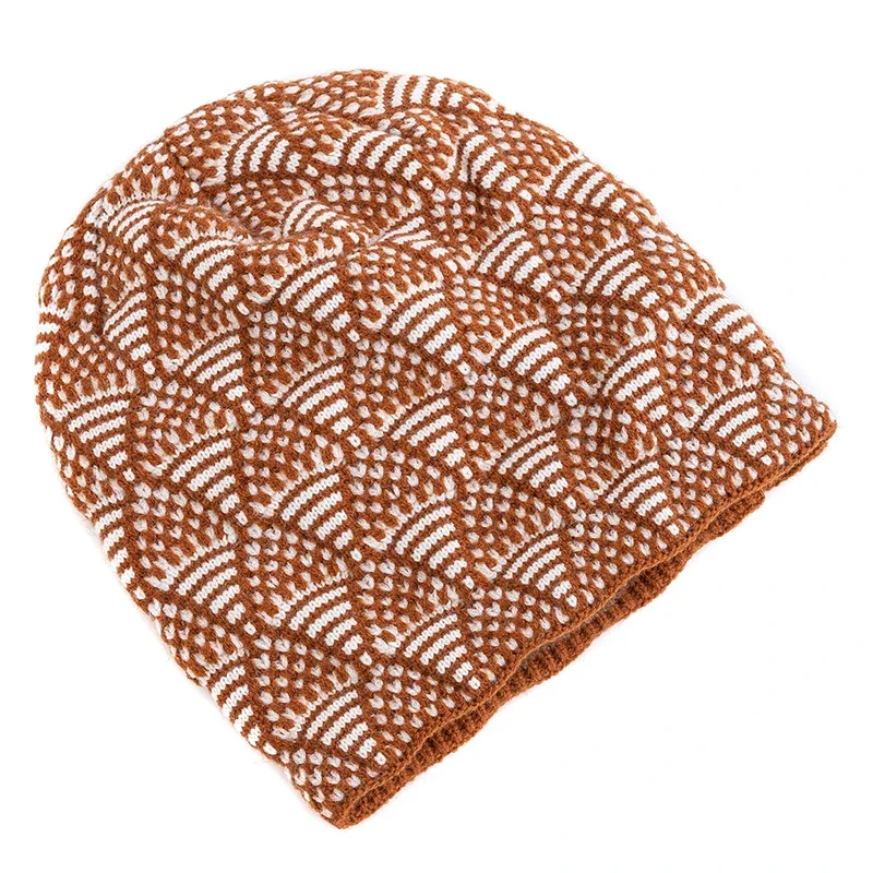 Hot Sale Women Winter Hats Female Slouchy Beanie Hat Plush Lined Dopamine Warm Knitted Hats